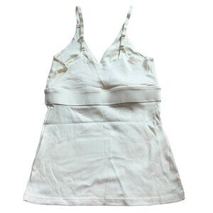 Ruby Ribbon Women's White Ribbed Camisole Top Size 38